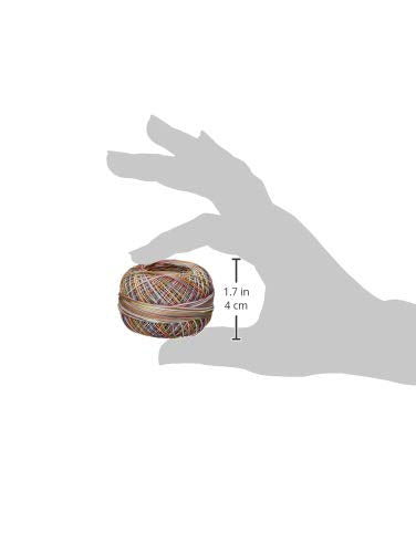 Lizbeth Size 80 HH80112 HH80 Cotton Thread 184 Yds 10G, Carousel - color: Carousel