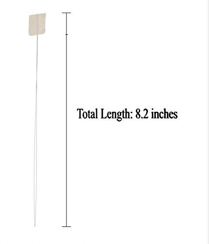 Jofefe 5Pcs Long Needle Threaders for Punch Needles Embroidery Floss Cross Stitch DIY Sewing Craft Works (Bonus with 5pcs Small Needle threaders)
