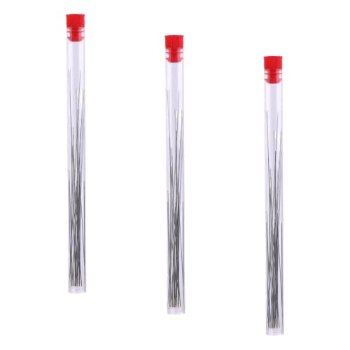 24 Pcs Beading Needles for Seed Beads Big Eye Collapsible Beading Needles for Jewelry Making with Storage Tube for Bracelets (Pack of 3) - size: 24 Pcs (Pack of 3)