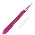 HAHIYO Pink Seam Ripper Ergonomic Grip Thread Stitch Remover Sewing Stitch Cutter Thread Ripper Unpicker Sewing Accessory Supply for Crafting Notions Quilting Hem with Built-in Ruler, 5.3-Inch 2PCs