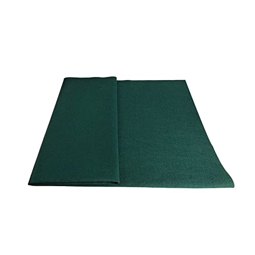 Jtnohx Craft Felt Sheets 1 Square Yard Felt Fabric Dark Green 1.4mm - color: Dark Green