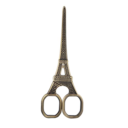 Bronze Scissors Eiffel Tower Scissors Cross Stitch Retro - color: Bronze