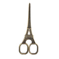 Bronze Scissors Eiffel Tower Scissors Cross Stitch Retro - color: Bronze