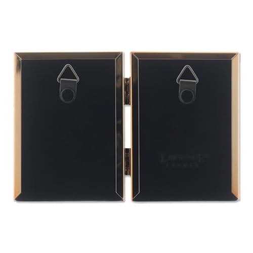 Lawrence Frames Bead Border Design, 2.5x3.5 Double, Gold - color: Gold, size: 2.5x3.5 Double