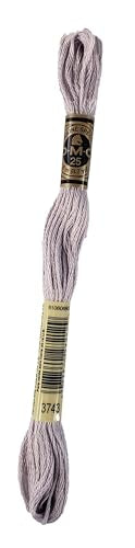 DMC 6-Strand Embroidery Cotton Bundle - Antique Violet Color Family -4 Skeins of Thread - 8.7yd Skeins