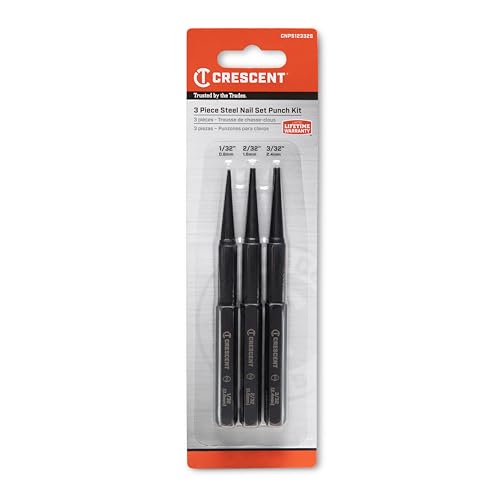 Crescent 3 Piece Set, 5" Steel Punch - CNPS12332S - style: 3 Piece