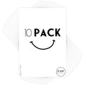 Golden State Art 13x19 White Uncut Picture Mats Matboards, Pack of 10 - size: 13x19