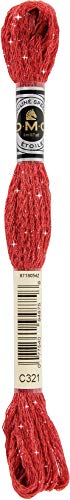 DMC CORPORATION DMC 6-Strand Etoile Floss 8.7yd-Red Embroidery Accessory - color: Red