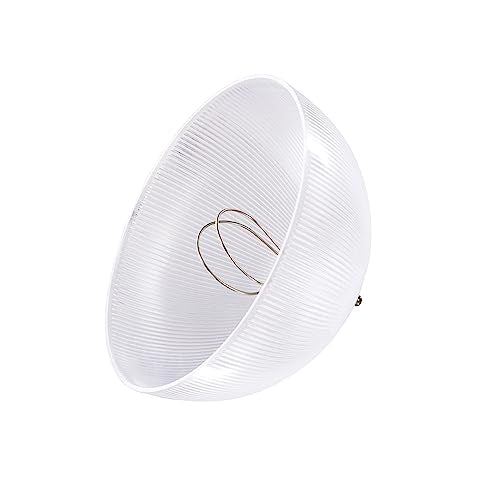 Aspen Creative 28007-75-2, Clip-on Dome Shade in Clear Finish, 8" Diameter x 4" Height, 2 Pack - color: Clear - Dome