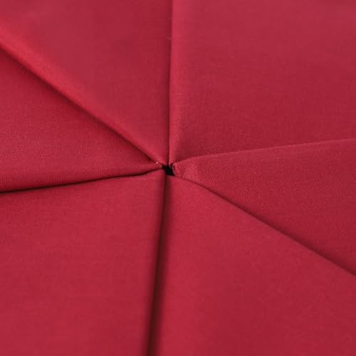 6 Pcs 18 x 21 Inches Burgundy Cotton Fabric Precut Quilting Fabric Bundles Solid Colors Quilt Material for DIY Craft Sewing Embroidery - color: Burgundy