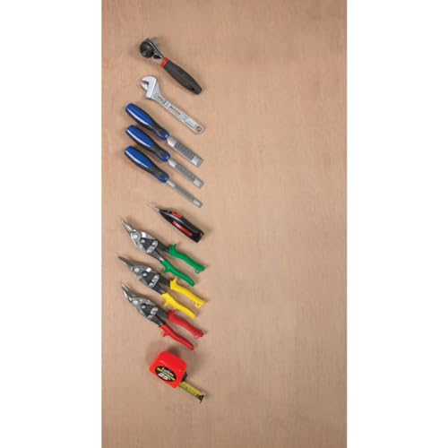 Crescent Wiss 9-3/4" Straight & Left Cut Aviation Snips | M1R - size: 1 Count (Pack of 1)
