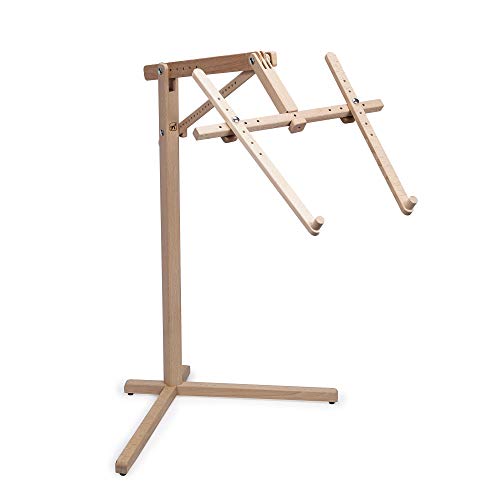 Needlework Floor-Standing Type Stand Made of Natural Organic Beech Wood Tapestry Cross Stitch Embroidery Frame Holder