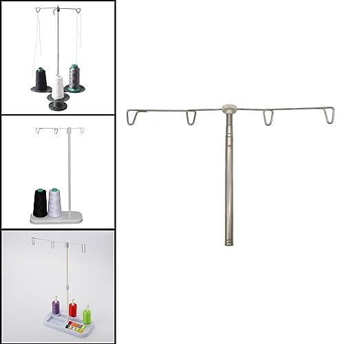 Adjustable Cone Thread Stand Spool Holder for Sewing Machine Embroidery Quilting Serger Machines, Thread Stand for Smoother Feed, Large Spool Holder