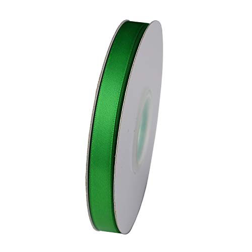 ITIsparkle 3/8" Inch Double Faced Satin Ribbon 50 Yards-Roll Set for Gift Wrapping Scrap Books Party Favor Hair Braids Baby Shower Decoration Floral Arrangement Craft Supplies, Emerald Ribbon - color: Emerald