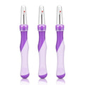 3 PCS Needle and Thread Seam Ripper, Rippers for Sewing and Thread,Remover Stitch Tool for Hand Sewing, Knitting, Cross Stitching, Embroidery and Thread Removal (Purple) - color: 3 Purple