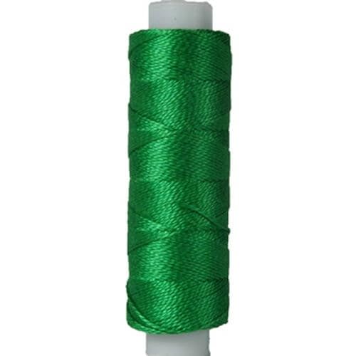 ThreadArt Pearl Cotton Thread Size 8, 75yd, Green 699 - color: GREEN
