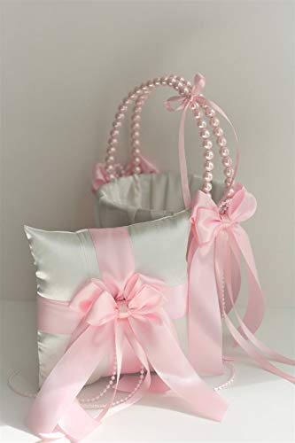 ITIsparkle 1" Inch Double Faced Satin Ribbon 50 Yards-Roll Set for Gift Wrapping Scrap Books Party Favor Hair Braids Baby Shower Decoration Floral Arrangement Craft Supplies, Light Pink Ribbon - color: Light Pink