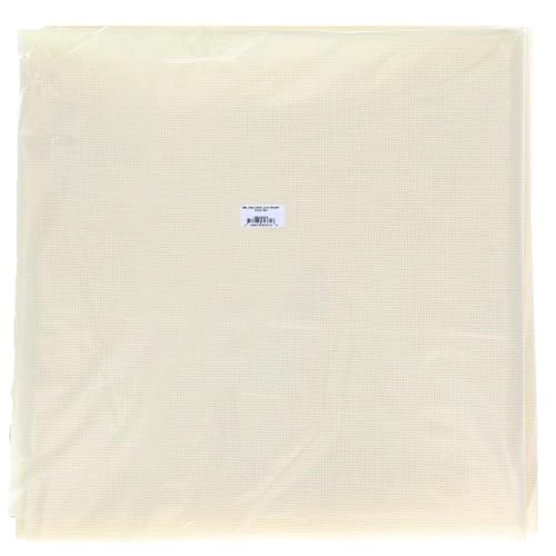Essentials By Leisure Arts Aida Cloth, 11 Count, Ivory, 3pc, Bulk, Cross Stitch Fabric, Embroidery Fabric, Cross Stitch Supplies for Crafting, Stitching, and Sewing Projects 30x36