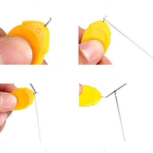 Needle Threader Tool Self Threading Hand Needles,Wire Loop DIY Needle Threader Stitch Insertion Hand Machine Sewing Tool- Fit for Adult,Old,Kids 6 Pcs Needle Threading Device