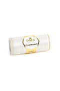 DMC Diamant Metallic Needlework Thread, 38.2-Yard, White - color: White, size: 38.2 yards