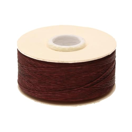 The Beadsmith Nymo Thread, Made of Nylon - size: Size D, 64 Yards, style: Burgundy