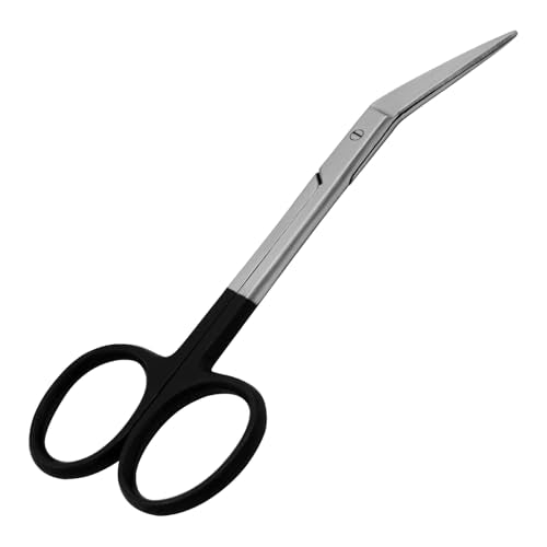 Iris Scissors 4.50" Str/Cud/Angled TC Tungsten Carbide, Supercut O.R. Grade (Supercut Angled) - style: Supercut Angled