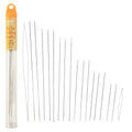 The Beadsmith 18-Piece Big Eye Beading Needle Assortment, 6 Sizes, 1.75”-5”, 3 Needles Per Size – Sharp Points, Use for General Sewing, Weaving and Embroidery, Very Easy to Thread - size: 18 Piece Set