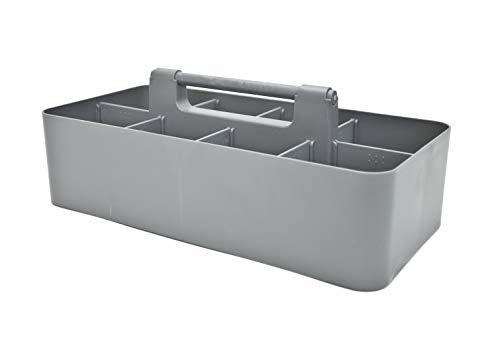 -Large Carry Caddy Bin Basket Portable Office Desk Storage DIY- MADE IN USA (Orion Gray) - color: Orion Gray