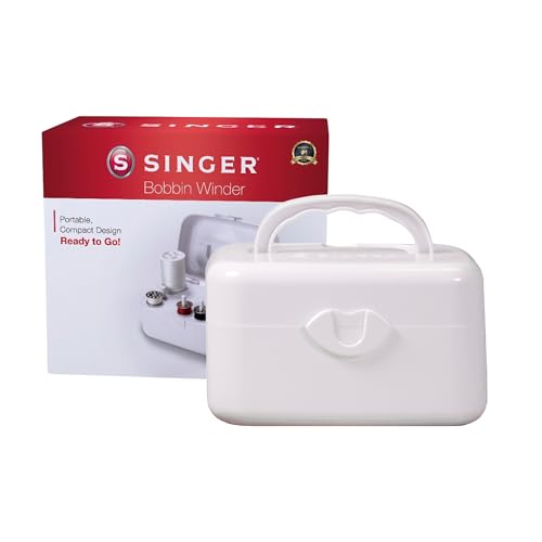SINGER Portable Bobbin Winder | Compact & Easy-to-Use Bobbin Winding Machine with Automatic Shut-Off | Compatible with Class 15 & 15J Bobbins