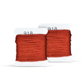 Embroidery Floss Kit and Refills - Cotton Threads - DMC Color Coding for Cross Stitch, String Crafts, Friendship Bracelets - color: 918 Maroon