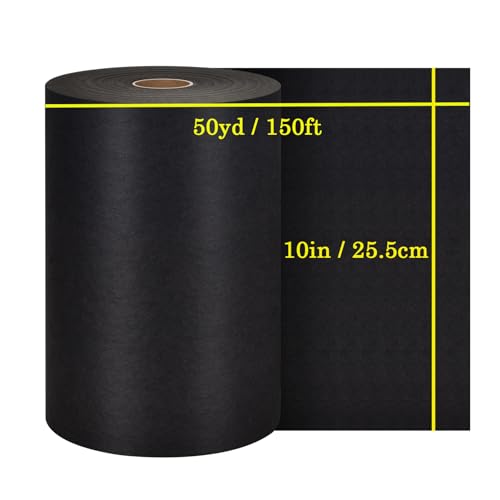 Seneme Black Cut Away Embroidery Stabilizer Backing (10 in x 50 yd/Roll)