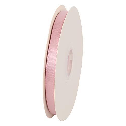 ITIsparkle 3/8" Inch Double Faced Satin Ribbon 50 Yards-Roll Set for Gift Wrapping Scrap Books Party Favor Hair Braids Baby Shower Decoration Floral Arrangement Craft Supplies, Rose Gold Ribbon - color: Rose Gold