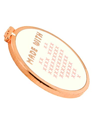 PinMart Sewing Magnetic Enamel Pin and Needle Minder - color: Made With Love Copper Plated, size: 1 Piece