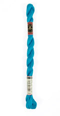 DMC Pearl Cotton Skein Size 5 27.3yd - Dark Bright Turquoise - color: Bule