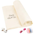 100% Cotton Muslin Fabric 63inch X 2Yards Linen Cotton Fabric by The Yard - size: 2 yard pre cut