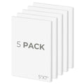 Mat Board Center 5x7 White Foam Boards Pack of 5, 1/8" Thick - size: 5x7