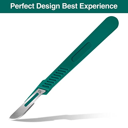 YixangDD 10 PCS Scalpel Blades with #10 Scalpels Surgical Blades - color: 10 PCS Handle With Blades #10