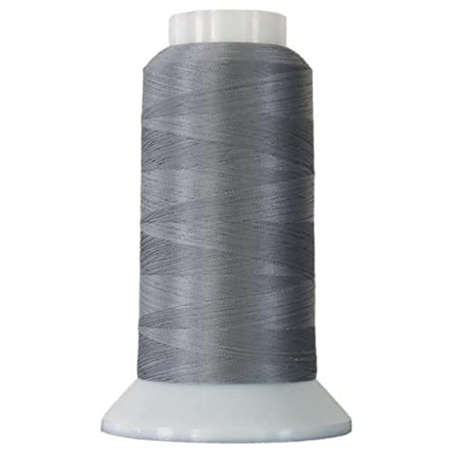 Superior Threads Bottom Line 2-Ply 60-Weight Polyester Embroidery Quilting Sewing Thread - 3,000 Yard Cone (#622 Gray) - color: Gray, size: 3000 yd