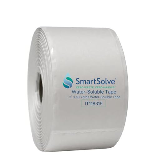 Water-Soluble Tape | 2” x 60 Yards | Dissolves Quickly in Water | Self Adhesive | Mask for Hydrographics & Double Dipping | Crafts & Labels | Biodegradable | Eco-Friendly - size: 2-Inch x 60yd