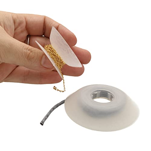 The Beadsmith Bob-EEZ Cord Management – No-Tangle Thread Bobbins – 3-1/2”, Bag of 25 Pieces – Storage Organization – Jewelry Tools for Kumihimo Braiding and Macrame Designs