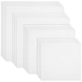 16 Pcs Embroidery Fabric Cloth, 5.9 to 11.8inch Embroidery Cloth Squares - color: White