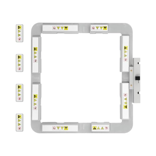 Brewland Magnetic Embroidery Hoop for Janome MC550E MC500E 7.9x7.9in - size: 7.9"x7.9"(200x200mm)-JA412MK