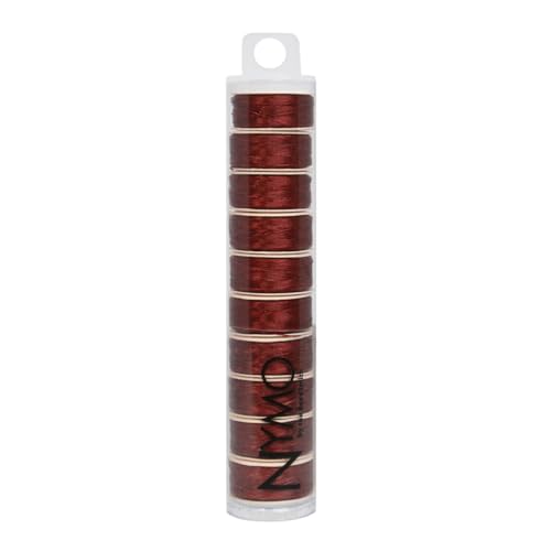 The Beadsmith Nymo Thread, Made of Nylon - size: Size D, 64 Yards, style: Red