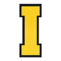 6 Inch Varsity Letter Patches Yellow Iron On Letters - color: Yellow, size: I