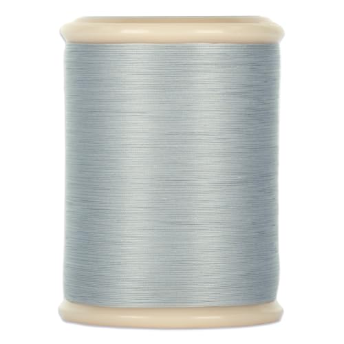 YLI Hand Quilting Thread - 100% Egyptian Cotton, Glazed, Strong & Tangle-Free, 500 yd. Spool - Gray - color: Gray