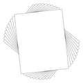 Golden State Art 8x10 White Uncut Picture Mats Matboards, Pack of 10 - size: 8x10