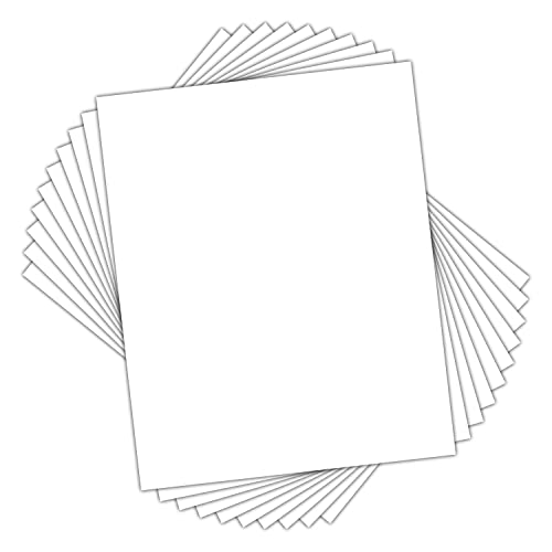 Golden State Art 8x10 White Uncut Picture Mats Matboards, Pack of 10 - size: 8x10