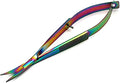 G.S Online Store - Titanium Spring Action Scissor 4.5" - German Grade Stainless Steel, Curved Tip, Snips, Thread Scissor