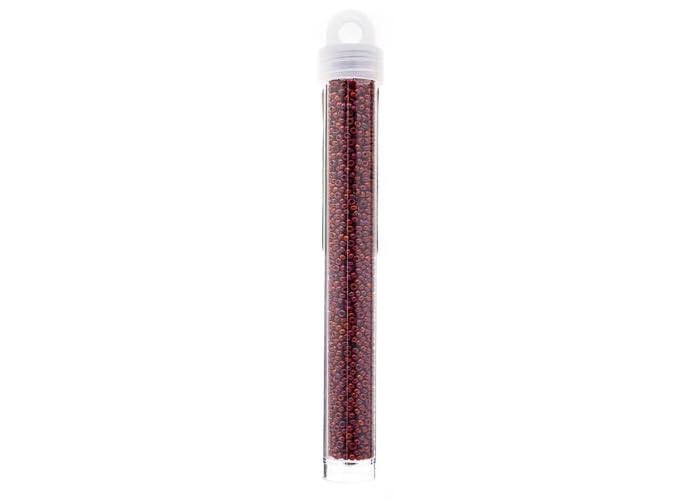 Miyuki Japanese Glass Seed Beads 22gms 11/0 in Burgundy Gold Luster - color: Burgundy Gold Luster
