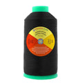 Mandala Crafts Size 46 210D T45 Black Bonded Nylon Thread, 2843 YDs - color: Black, size: T45 #46 210D/2 2843 Yards